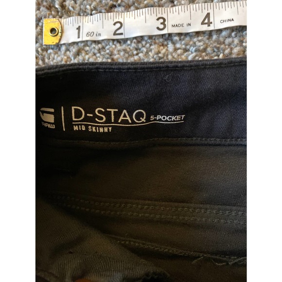 G-Star Raw D-STAQ 5-POCKET SLIM JEANS - Size 27" x 34" - Picture 5 of 6